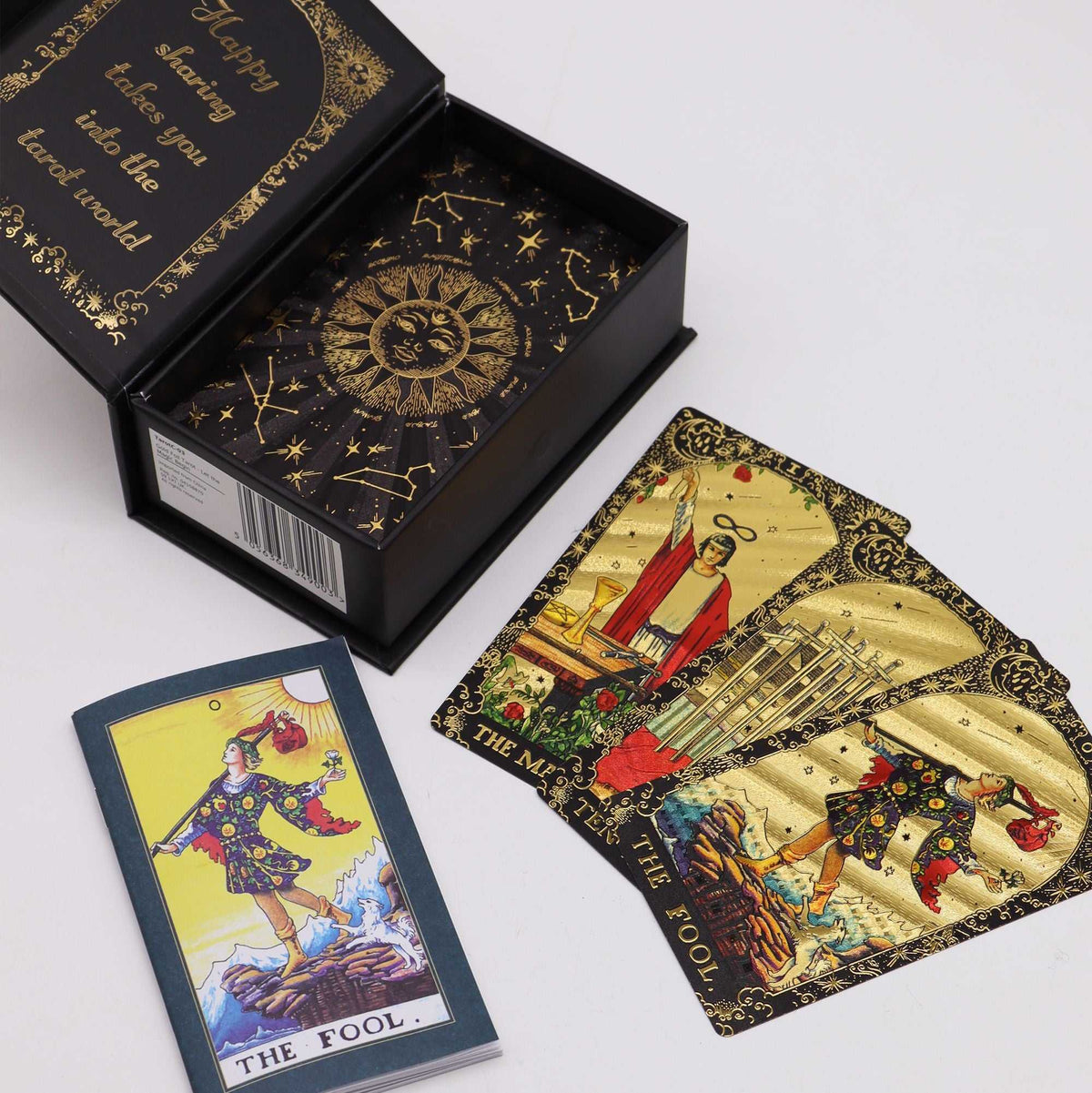 Gold Foil Tarot – Let the Magic Begin – Gift Box - Tarot Cards - SIXTH HOUSE
