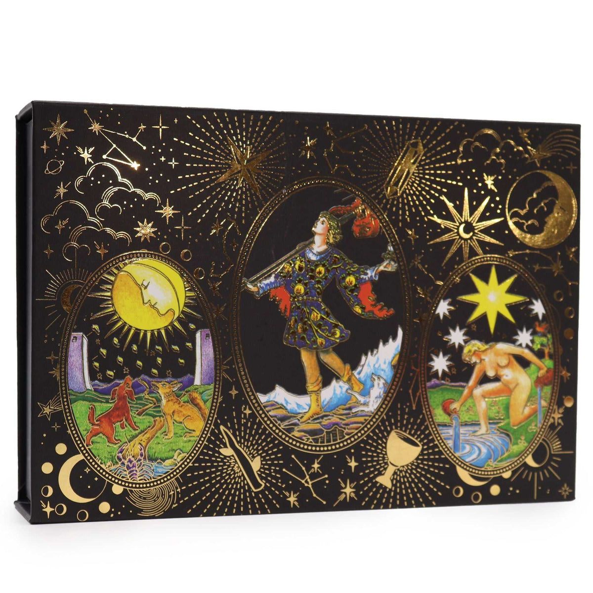 Gold Foil Tarot – Let the Magic Begin – Gift Set - Tarot Cards - SIXTH HOUSE