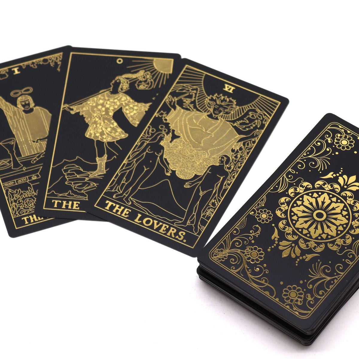 Gold Foil Tarot Set with Book – Gift Box - Tarot Cards - SIXTH HOUSE