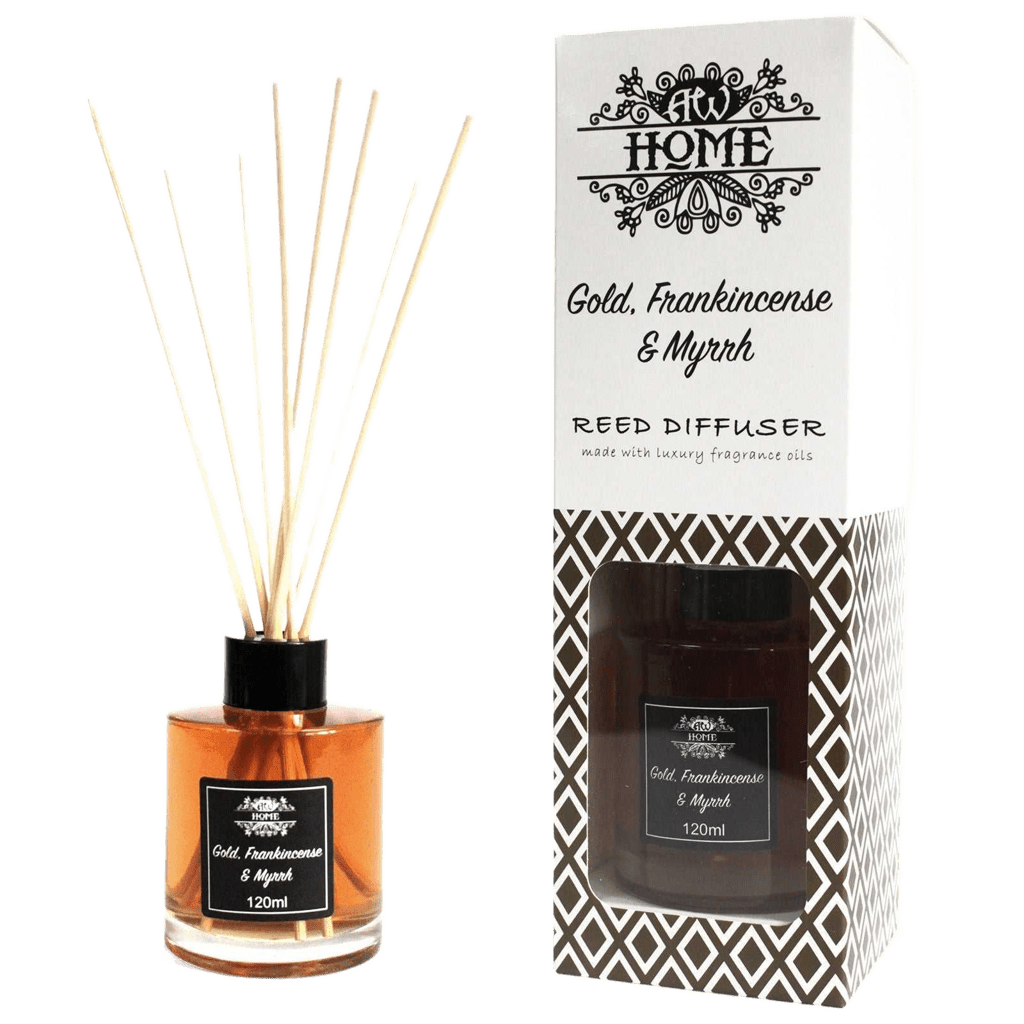 Gold, Frankincense & Myrrh Reed Diffuser – 120ml - Reed Diffuser - SIXTH HOUSE
