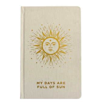 Ivory Sun Gratitude Journal — 120 Pages - Wellness & Gratitude Notebooks - SIXTH HOUSE