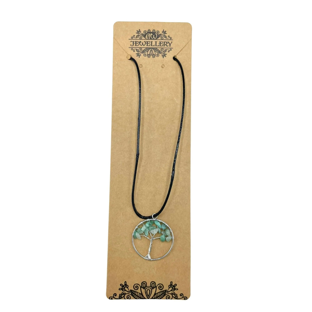 Jade Tree of Life Gemstone Necklace - Gemstone Necklace - SIXTH HOUSE
