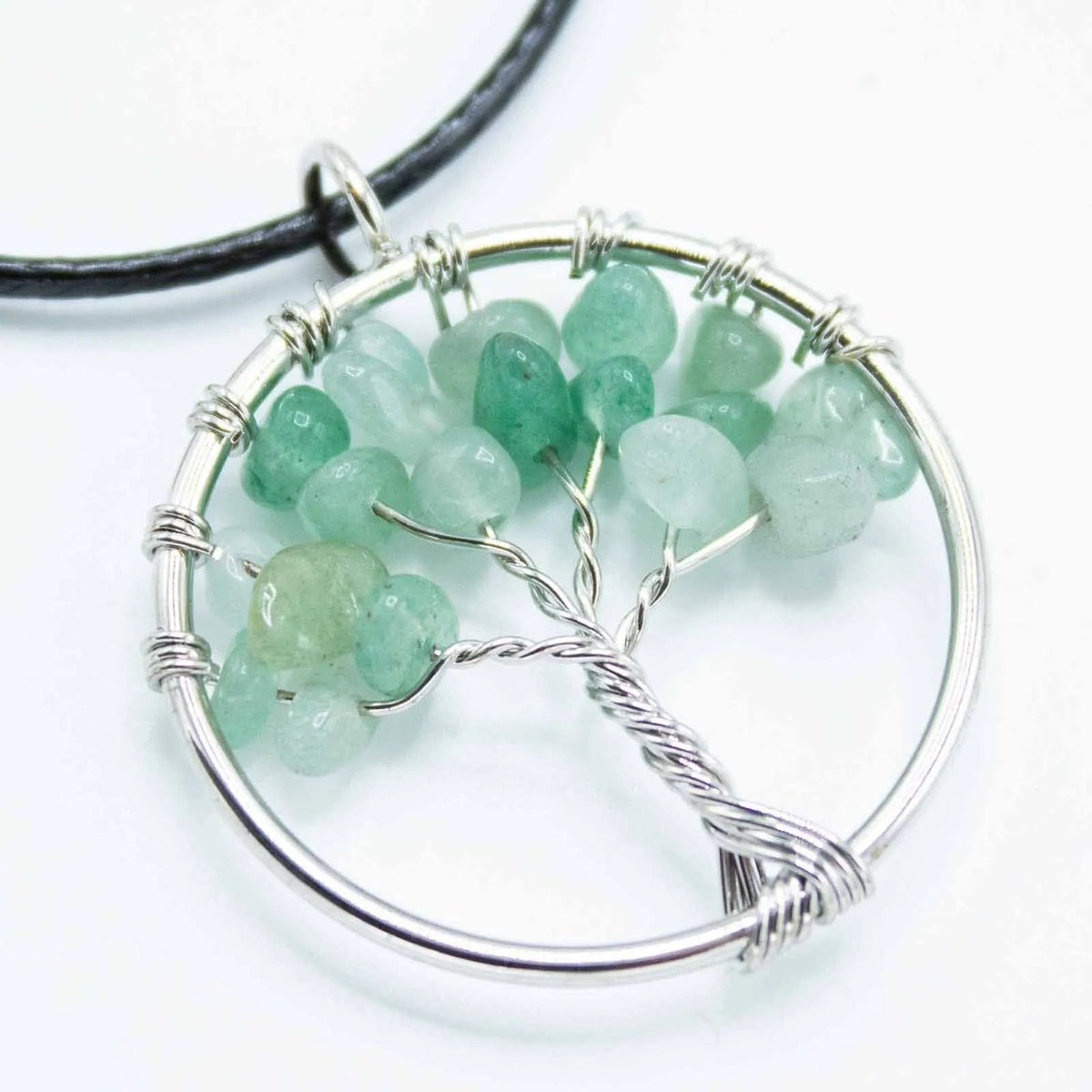 Jade Tree of Life Gemstone Necklace - Gemstone Necklace - SIXTH HOUSE