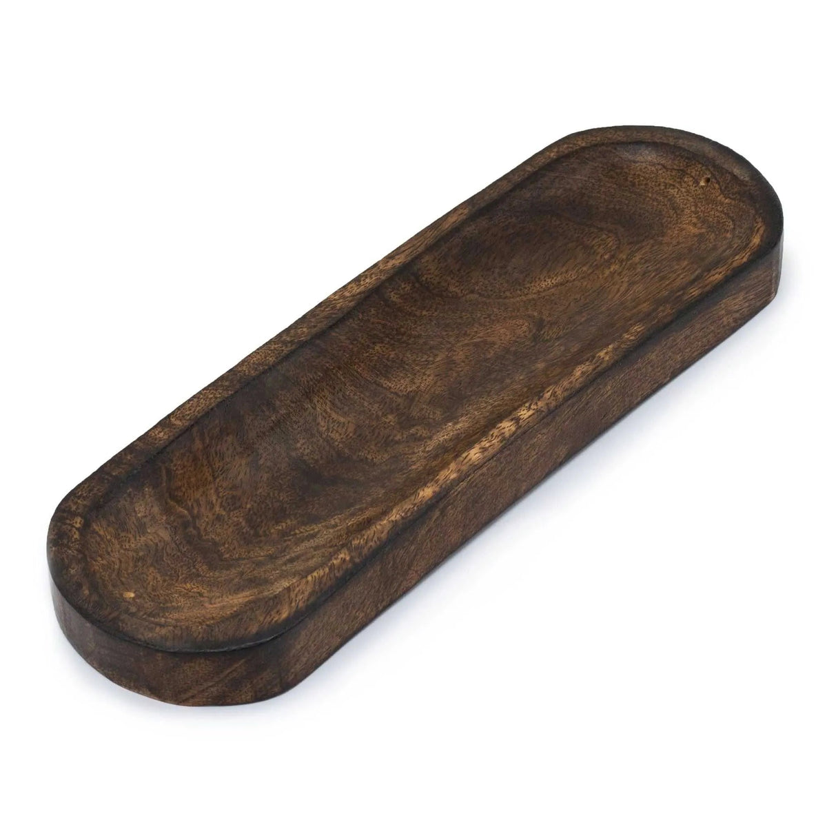 Large Incense Tray 30x10cm – Classic Mango Wood - Incense Holder - SIXTH HOUSE