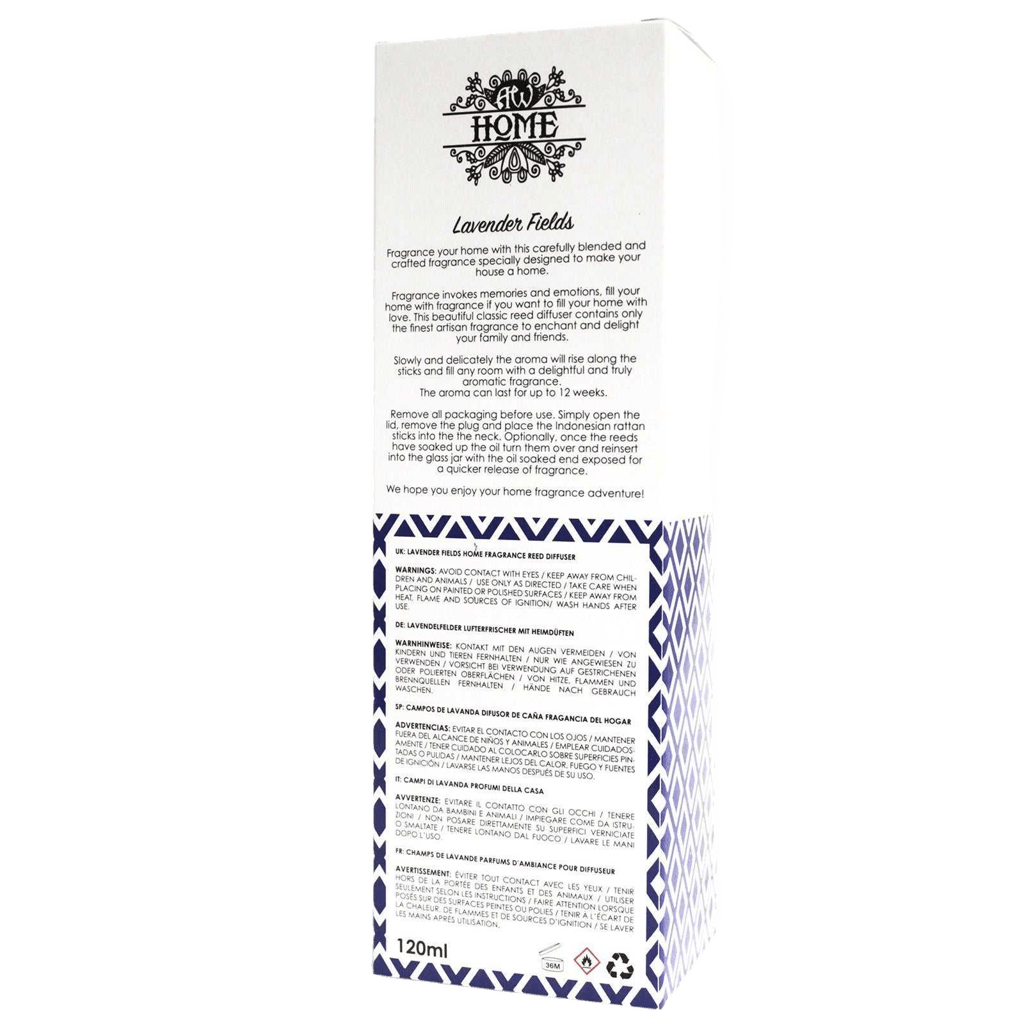 Lavender Fields Reed Diffuser – 120ml - Reed Diffuser - SIXTH HOUSE