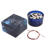 Leo Zodiac Crystal Candle & Gemstone Bracelet - Zodiac Crystal Candles with Gemstone Bracelet - SIXTH HOUSE