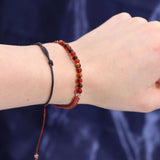 Leo Zodiac Crystal Candle & Gemstone Bracelet - Zodiac Crystal Candles with Gemstone Bracelet - SIXTH HOUSE