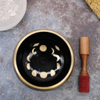Moon Phase Singing Bowl Set — Black & Gold - Tibetan Singing Bowls - SIXTH HOUSE