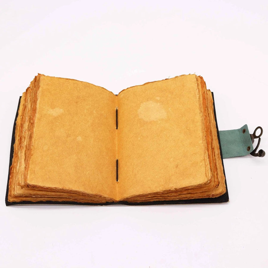 Moon Phases Leather Grimoire — 100 Pages