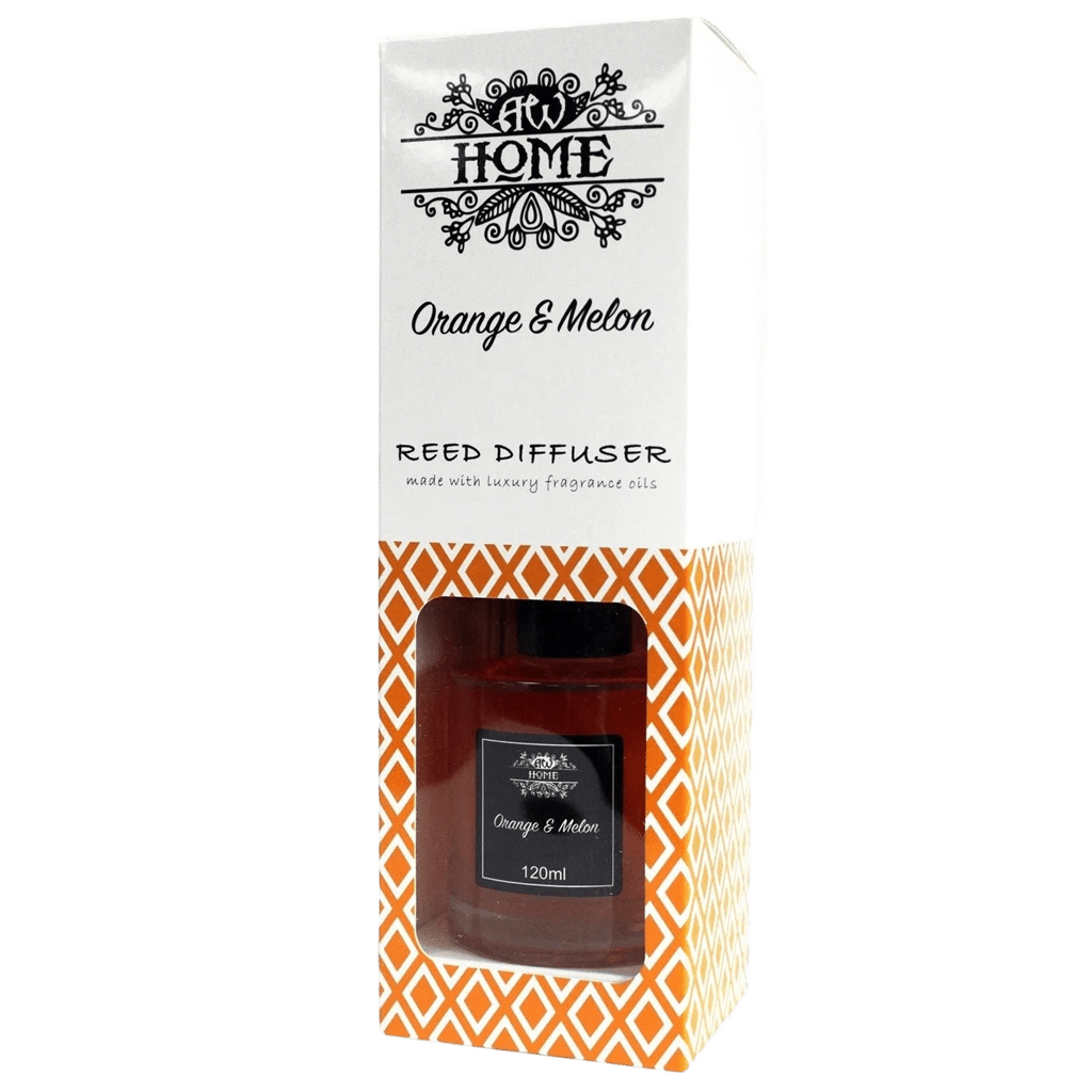 Orange & Melon Reed Diffuser – 120ml - Reed Diffuser - SIXTH HOUSE