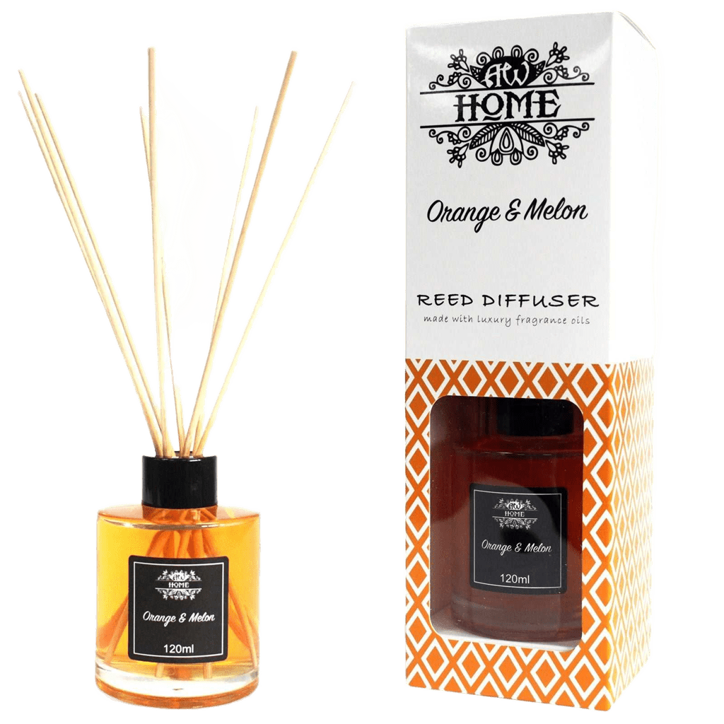 Orange & Melon Reed Diffuser – 120ml - Reed Diffuser - SIXTH HOUSE
