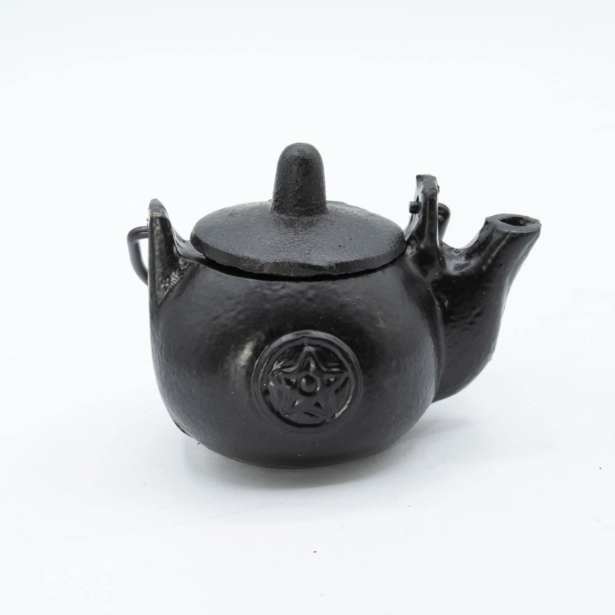 Pentagram Cast Iron Ritual Pot – 8 × 8 × 10cm - Ritual Pot - SIXTH HOUSE