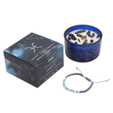 Pisces Zodiac Crystal Candle & Gemstone Bracelet - Zodiac Crystal Candles with Gemstone Bracelet - SIXTH HOUSE