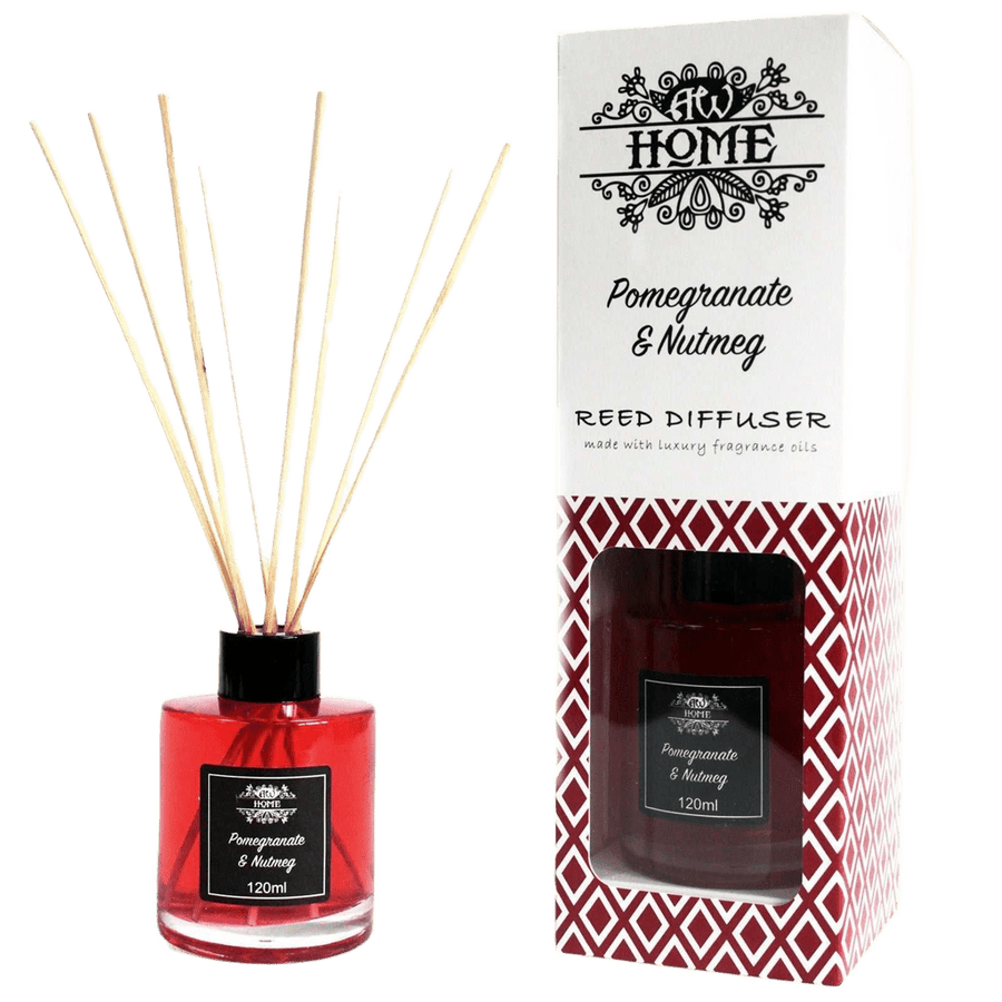 Pomegranate & Nutmeg Reed Diffuser – 120ml - Reed Diffuser - SIXTH HOUSE