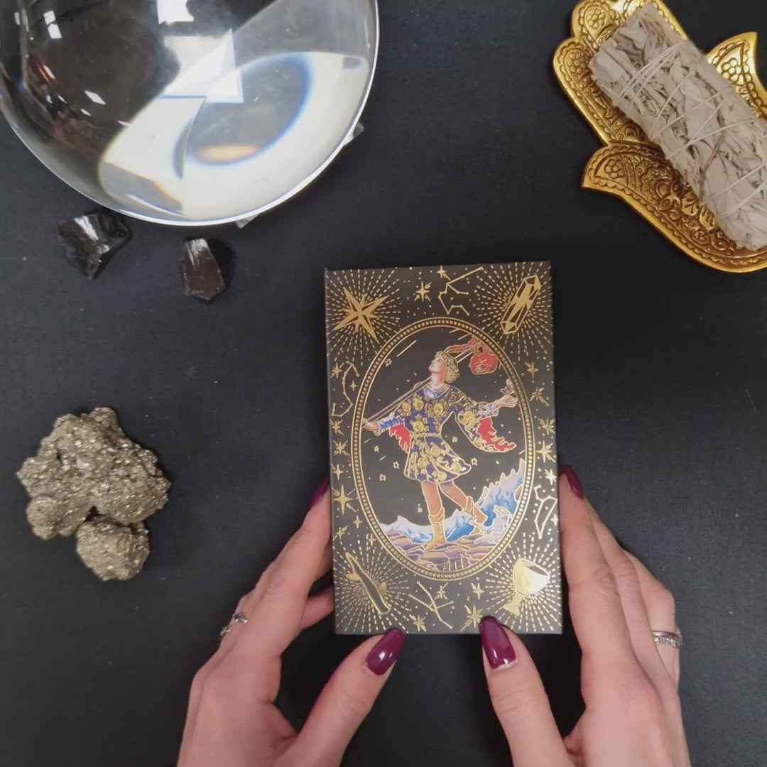 Gold Foil Tarot – Let the Magic Begin – Gift Box