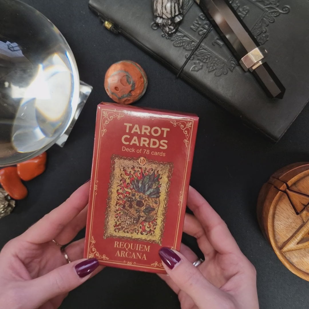 Requiem Arcana Tarot Cards & Guidebook
