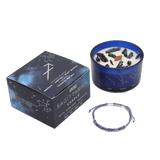 Sagittarius Zodiac Crystal Candle & Gemstone Bracelet - Zodiac Crystal Candles with Gemstone Bracelet - SIXTH HOUSE