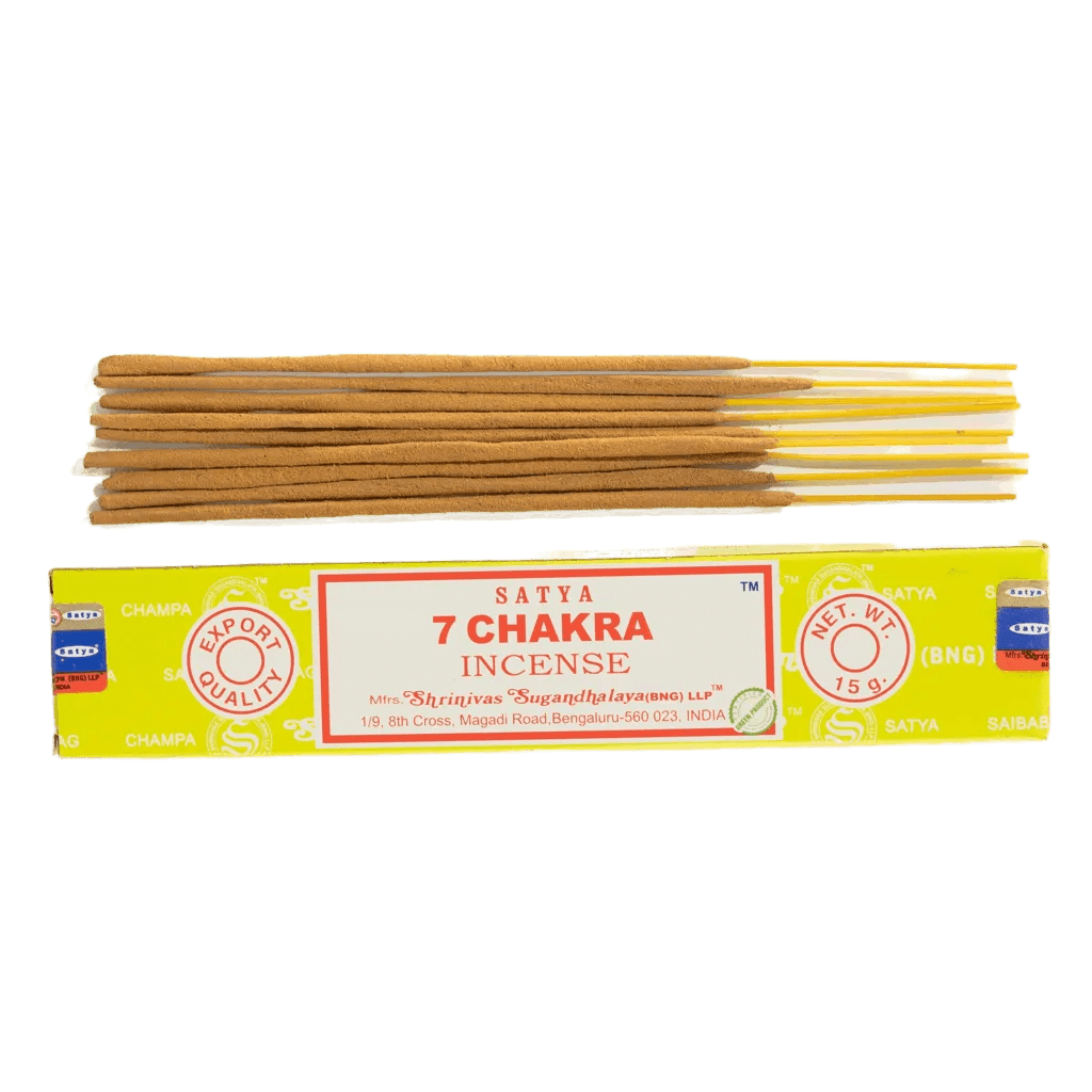 Satya 7 Chakra Incense Sticks 15g - Satya Incense Sticks - SIXTH HOUSE