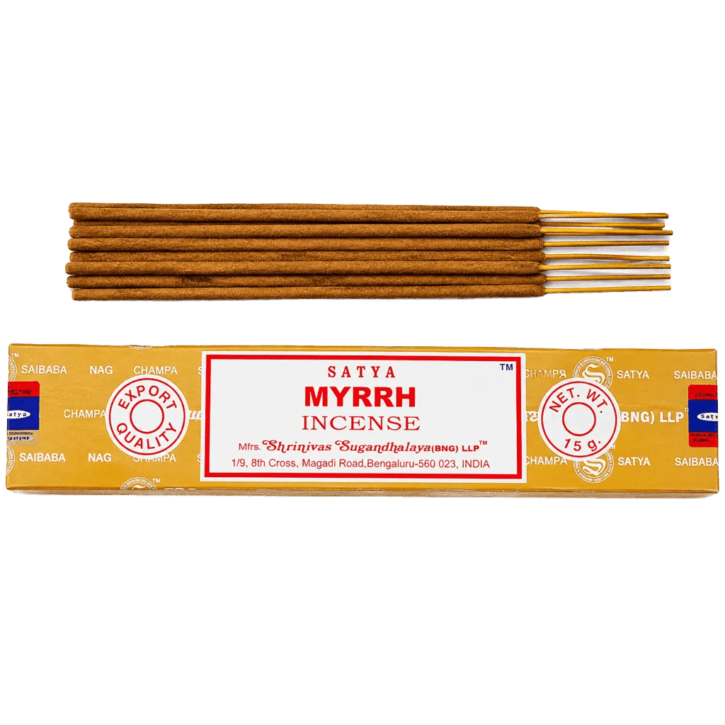 Satya Myrrh Incense Sticks – 15g - Satya Incense Sticks - SIXTH HOUSE