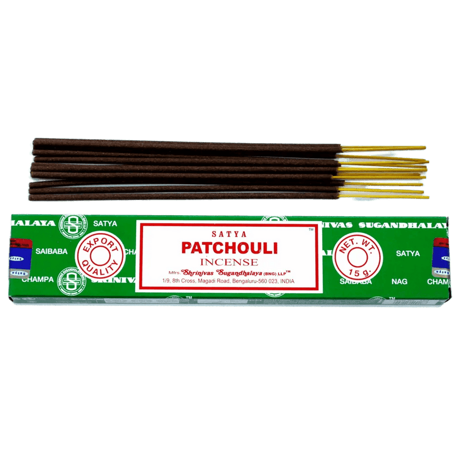 Satya Patchouli Incense Sticks – 15g - Satya Incense Sticks - SIXTH HOUSE