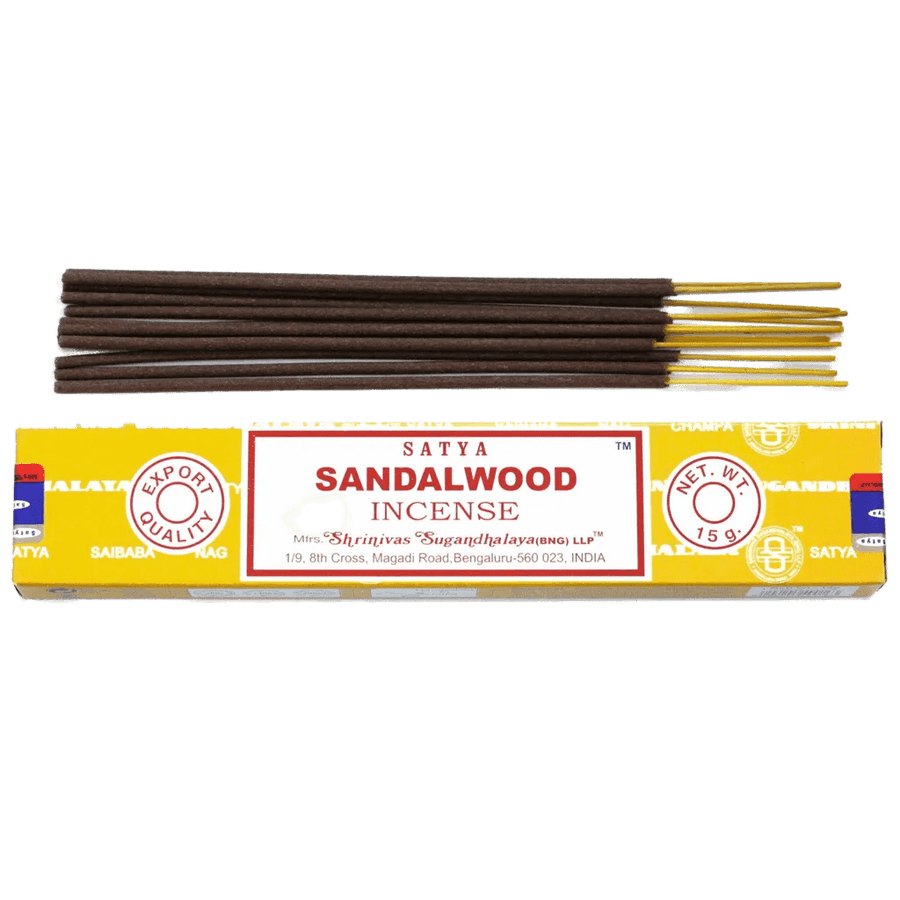 Satya Sandalwood Incense Sticks – 15g - Satya Incense Sticks - SIXTH HOUSE
