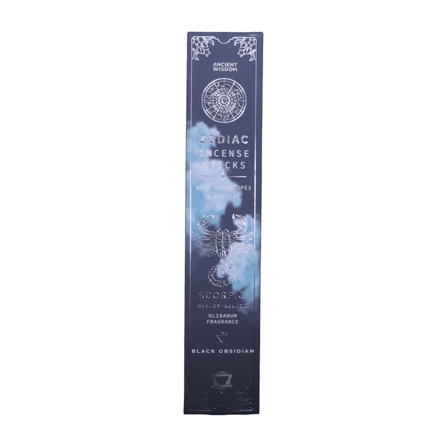 Scorpio Zodiac Crystal Incense — Olibanum - Zodiac Crystal Scents Incense - SIXTH HOUSE
