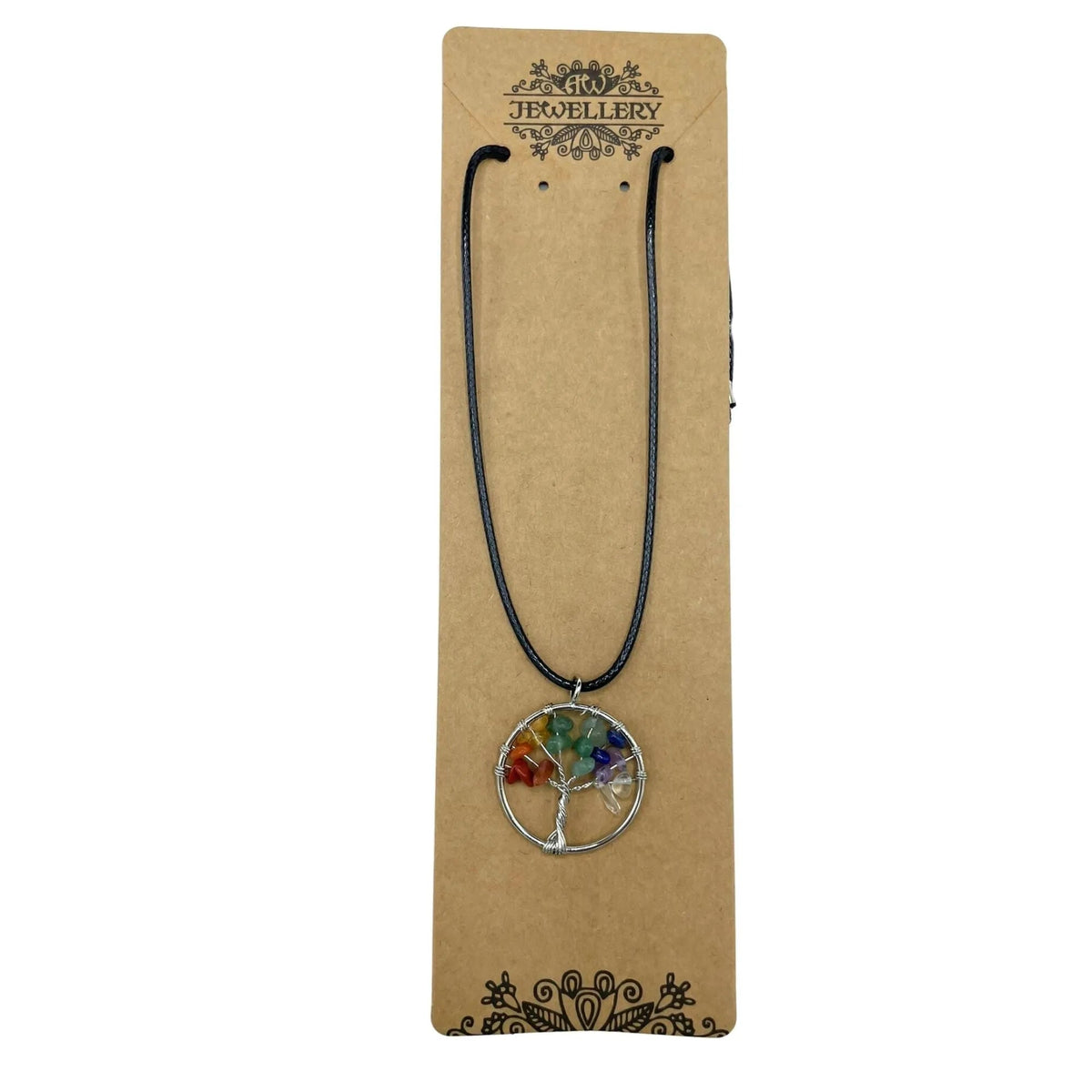 Seven Chakra Tree of Life Gemstone Necklace - Gemstone Necklace - SIXTH HOUSE