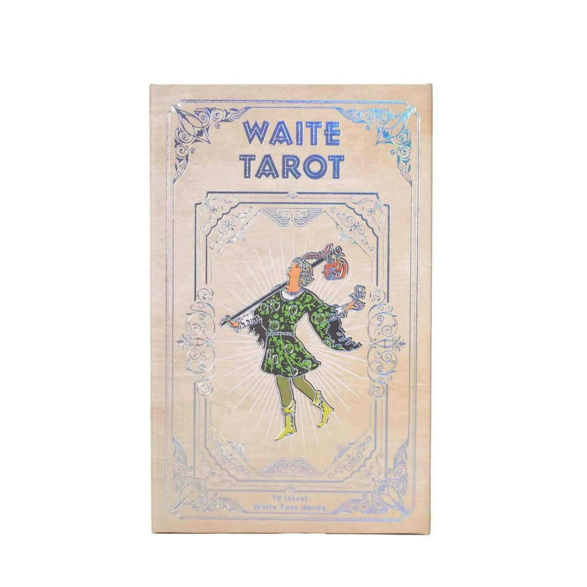 Silver Foil Waite Tarot Card Set & Booklet - Tarot Cards - SIXTH HOUSE