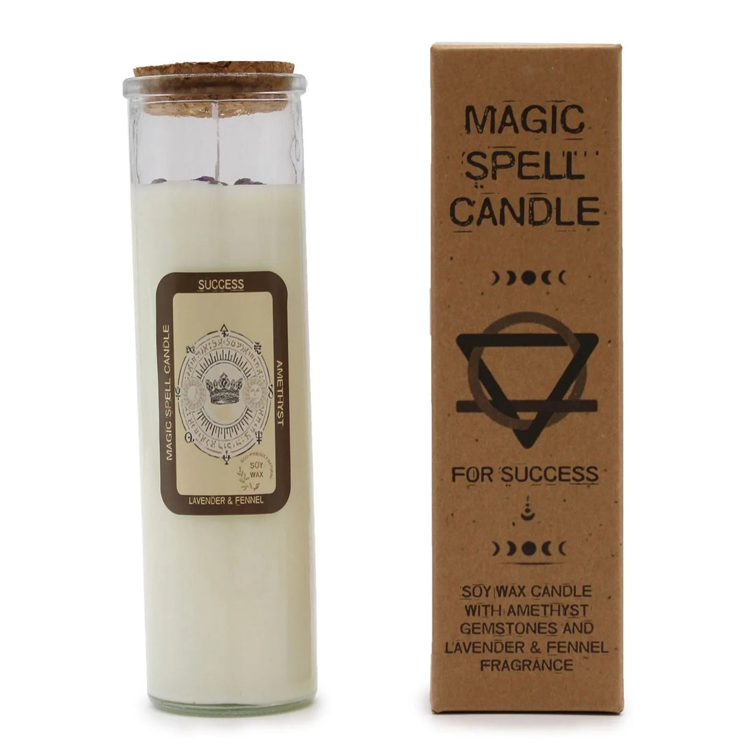 Success Magic Spell Candle and its presentation