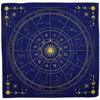 Tarot Reading Cloth – Zodiac - Tarot Cards & Reading Cloths - SIXTH HOUSE