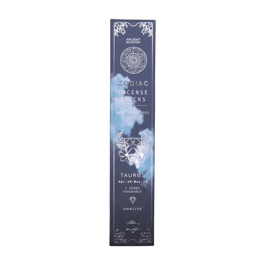 Taurus Zodiac Crystal Incense — 7 Herbs - Zodiac Crystal Scents Incense - SIXTH HOUSE