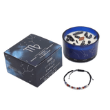 Virgo Zodiac Crystal Candle & Gemstone Bracelet - Zodiac Crystal Candles with Gemstone Bracelet - SIXTH HOUSE