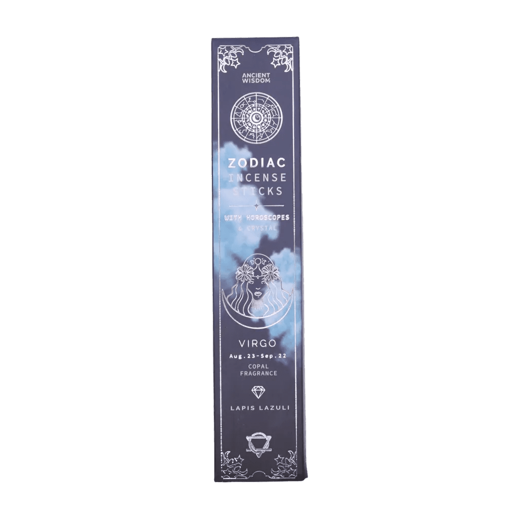 Virgo Zodiac Crystal Incense — Copal - Zodiac Crystal Scents Incense - SIXTH HOUSE