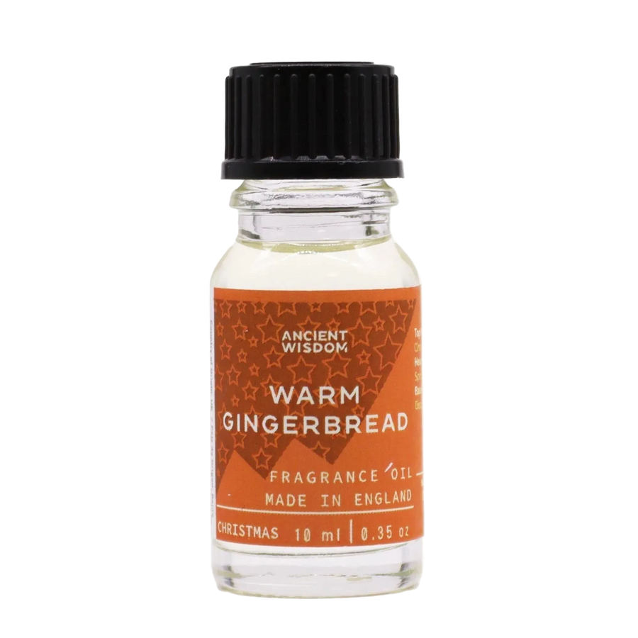 Warm Gingerbread Fragrance Oil 10ml - Ancient Wisdom Fragrance Oils - SIXTH HOUSE